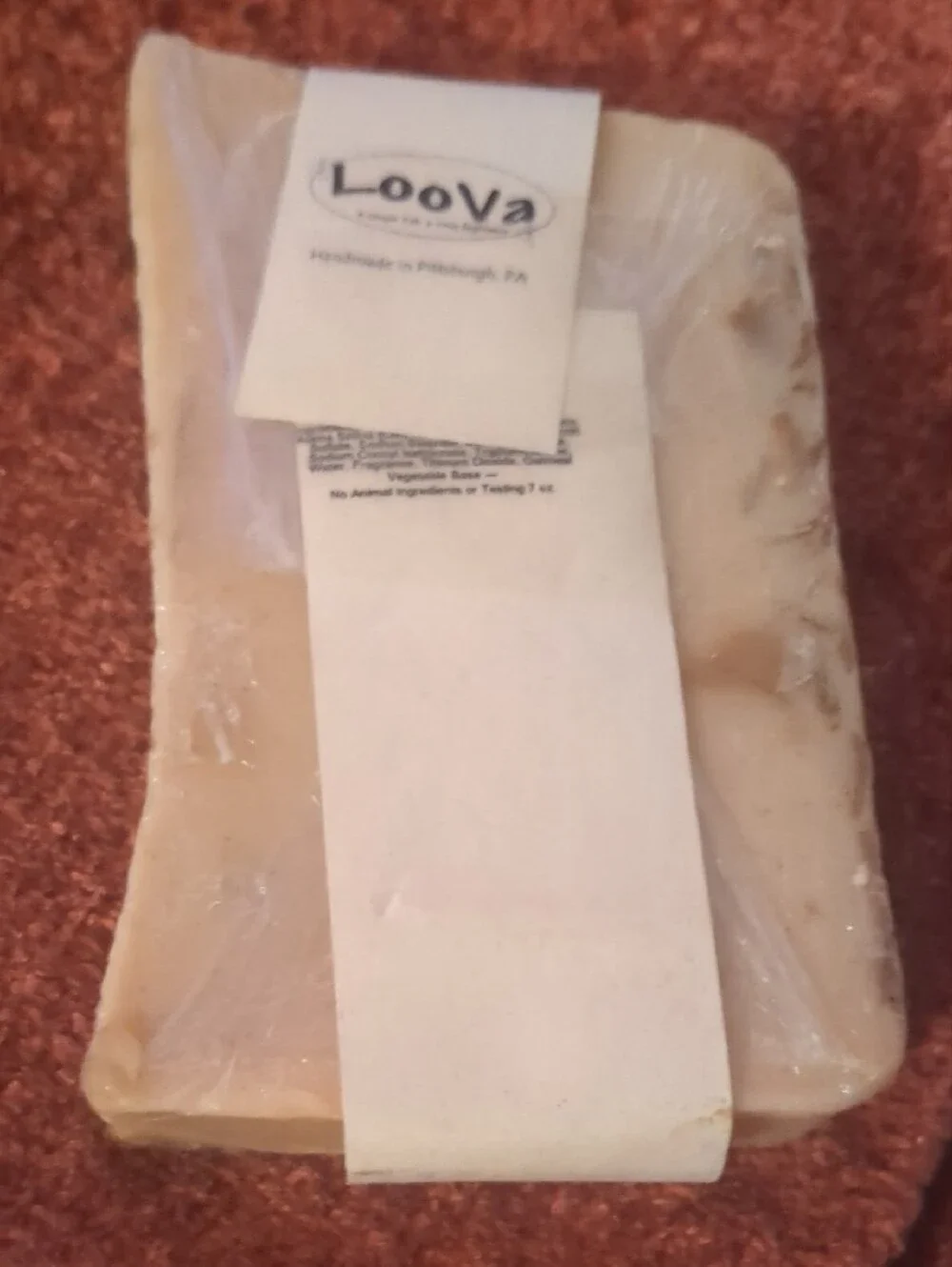 la Loova Exfoliating Oatmeal Soap Slice